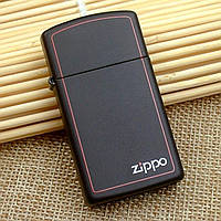 Зажигалка Zippo 1618ZB Slim Black Matte (6103)