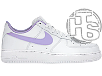 Женские кроссовки Nike Air Force 1 Low White Violet ALL10990