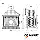 Камінна топка KAWMET W1 (18 kW), фото 9