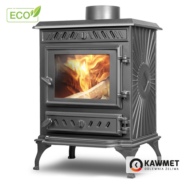 Піч камін чавунна KAWMET P3 (7.4 kW) ECO, фото 1
