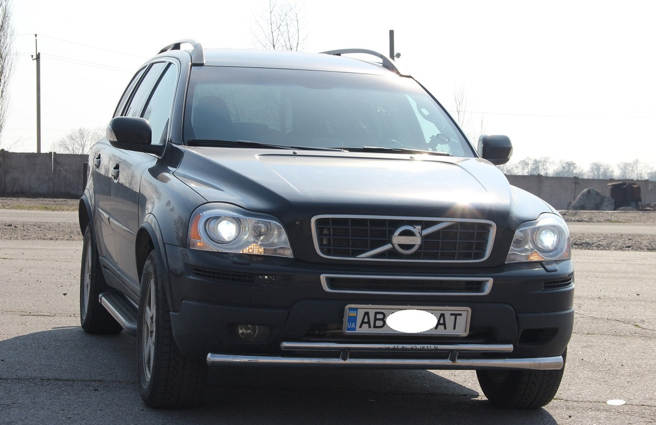 Захист переднього бампера ВУС подвійний Volvo XC-90 2008-2013 2014+ Кенгурятник дуги пороги