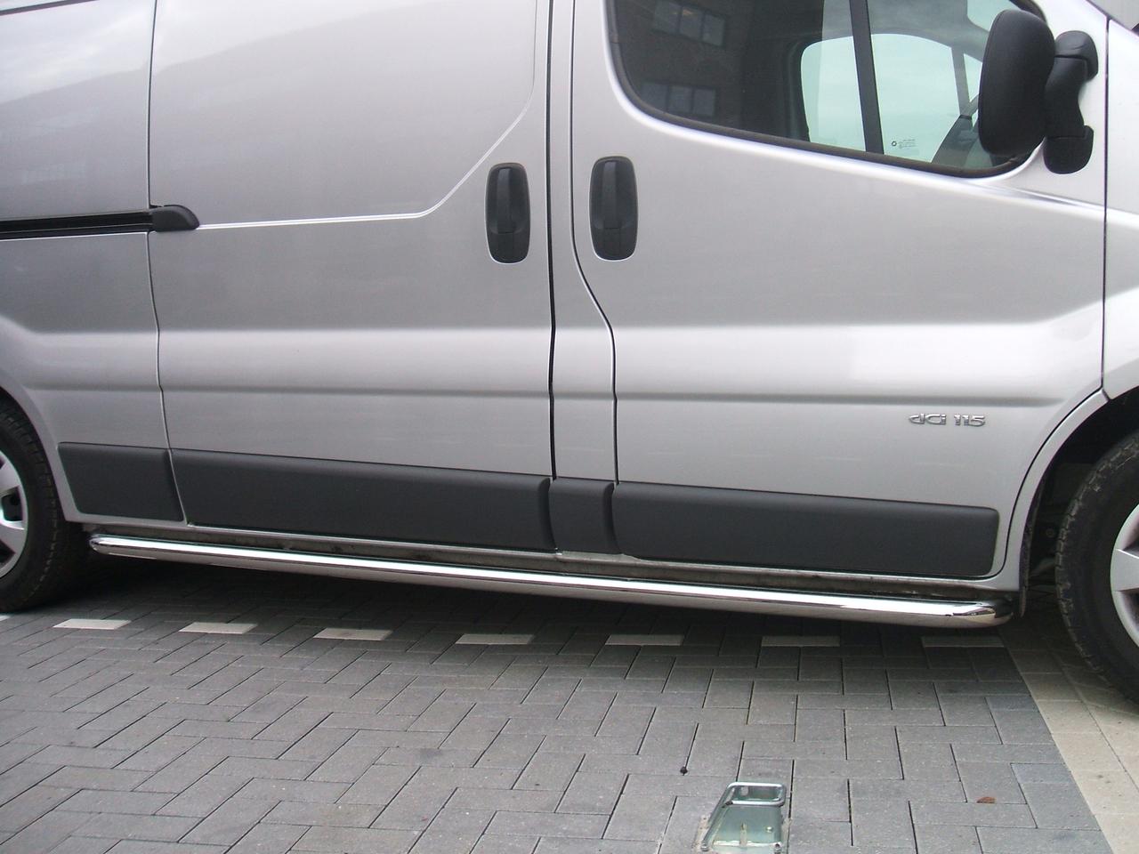 Бічна захист пороги труби для Renault Trafic 2001-2014, 2014+ Захист заднього бампера/дуги/пороги