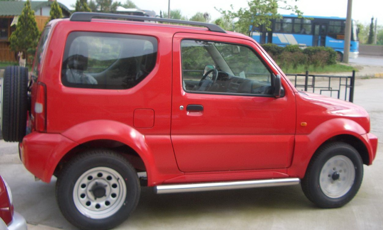 Бічна захист пороги труби Suzuki Jimny 1998-2005 2005+ кенгурятник захист бампера дуги пороги