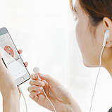 TU TU Наушники вкладыши Borofone BM40 Jack 3.5 white, фото 2