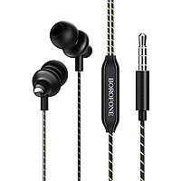 TU  TU Наушники вакуумные Borofone BM42 Jack 3.5 black