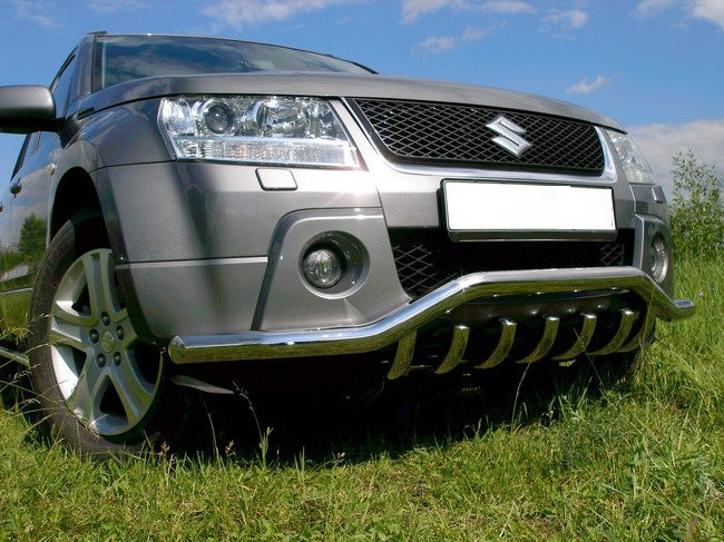 Захист переднього бампера ВУС Suzuki Grand Vitara 1997-2005 кенгурятник захист бампера дуги пороги
