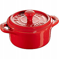 Кокотница керамическая порционная Staub 10 см красная 40508-158