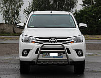 Кенгурятник для Toyota Hilux 2015+ защита бампера дуги пороги