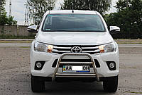 Кенгурятник для Toyota Hilux 2015+ защита бампера дуги пороги