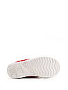 Літні туфлі мокасини для дівчинки на резинці червоні / дитячі текстильні сліпони тапочки в садочок, фото 2