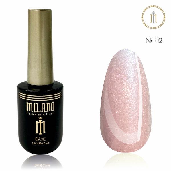 Рідкий полігель із шиммером для нігтів Milano Cosmetic N 02, 15 мл