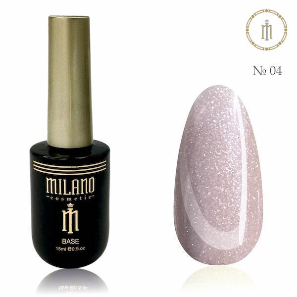 Рідкий полігель із шиммером для нігтів Milano Cosmetic N 04, 15 мл, фото 1