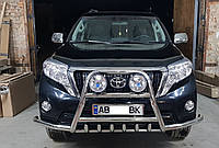 Кенгурятник + УС для Toyota Land Cruiser Prado 150 2009+ защита бампера дуги пороги