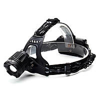 TU  TU Налобный Фонарик Bailong BL-2188B-T6, Cree XML-T, 3 реж., Zoom, корпус- алюминий, водостойкий, ударостойкий, 18650 ак-тор,