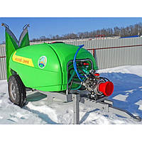 Обприскувач вентиляторний вентиляторний причепний «Везувій – 2000М» (бак пластиковий)