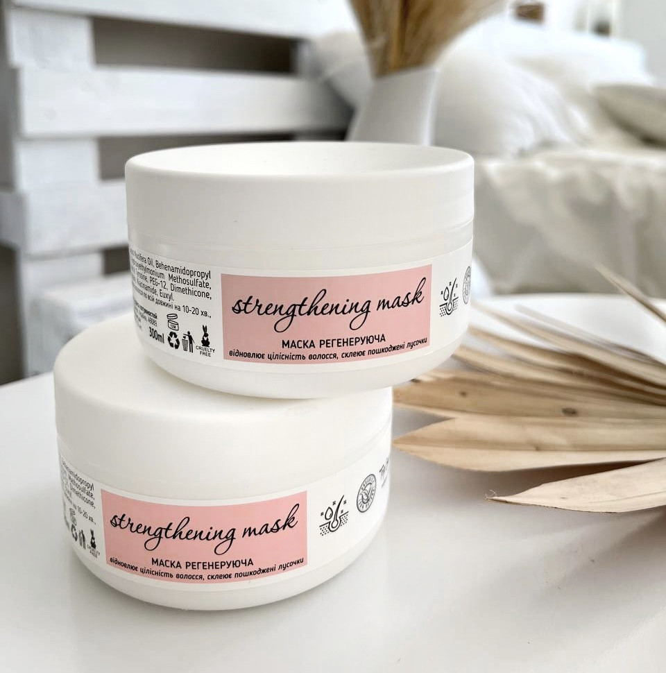 Маска для волосся регенеруюча, для відновлення пошкодженого волосся від Top Beauty 300 мл, фото 1