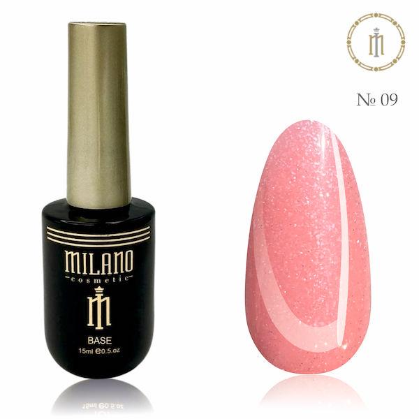 Рідкий полігель із шиммером для нігтів Milano Cosmetic N 09, 15 мл