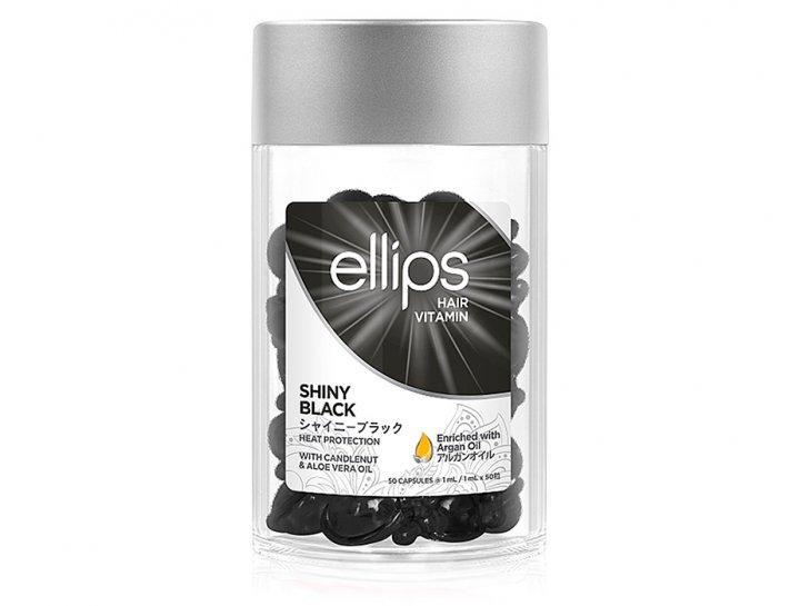 Капсули для волосся Ellips Hair Vitamin Нічне сяйво з фундуком та олією Алоє Віра, 50*1 мл