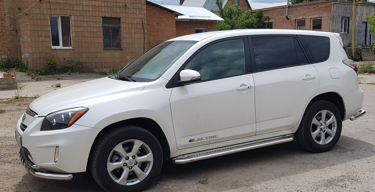 Бічна захист пороги майданчик Toyota RAV4 EV кенгурятник захист бампера дуги пороги