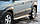 Бічна захист пороги майданчик Hyundai Tucson 2004-2010 кенгурятник захист бампера дуги пороги, фото 4