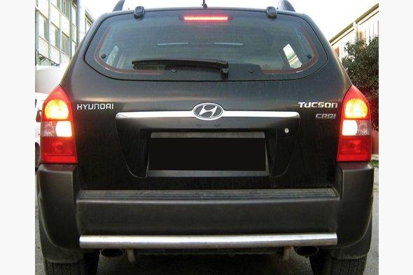 Захист заднього бампера ВУС Hyundai Tucson 2004-2010 кенгурятник дуги бічний захист пороги