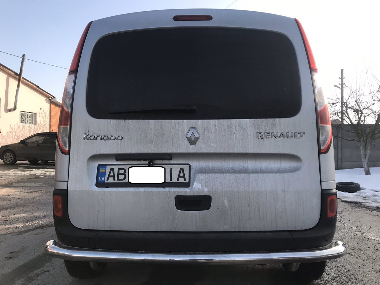 Захист заднього бампера ВУС Renault Kangoo 2013+ кенгурятник захист бампера дуги пороги