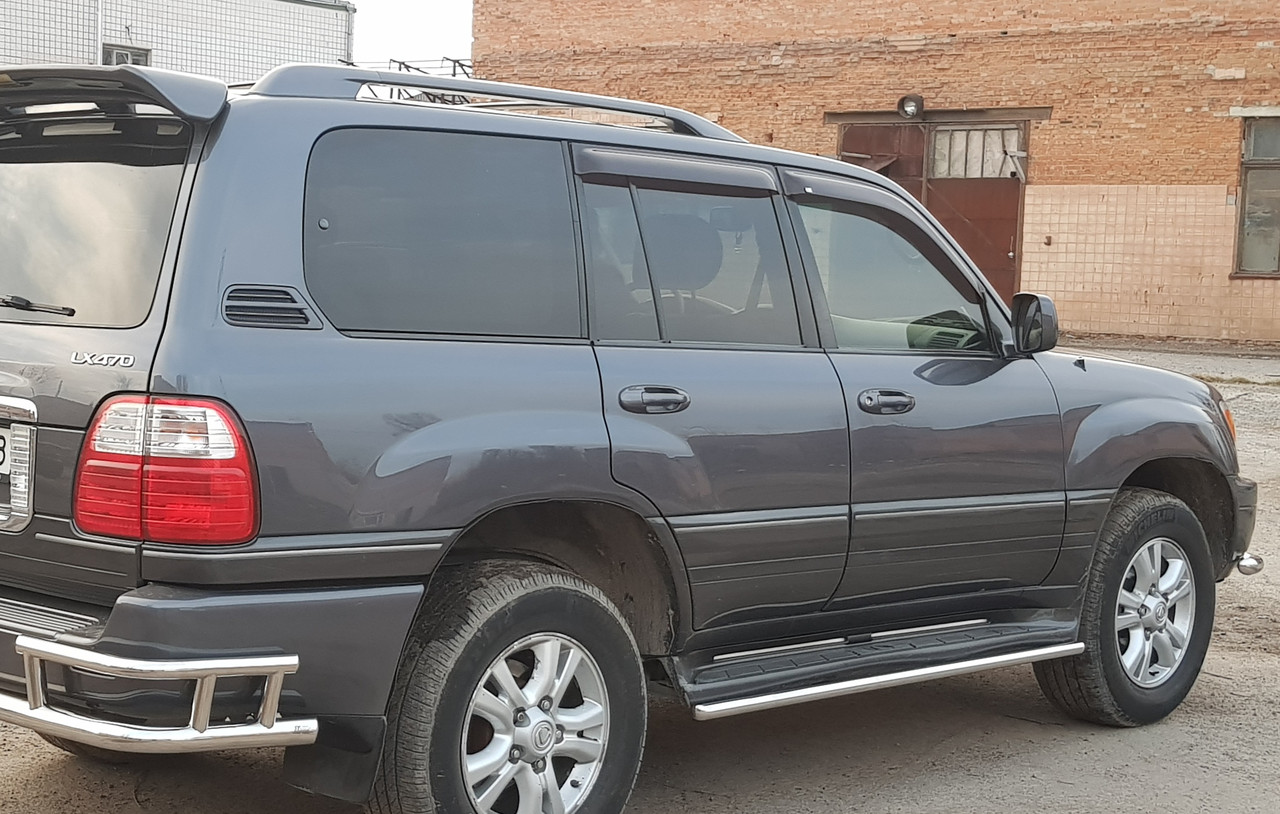 Бічна захист пороги труби Lexus LX470 2002-2005 кенгурятник захист бампера дуги пороги