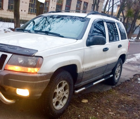 Бічна захист пороги труби Jeep Grand Cherokee 1995-2005 кенгурятник захист бампера дуги пороги