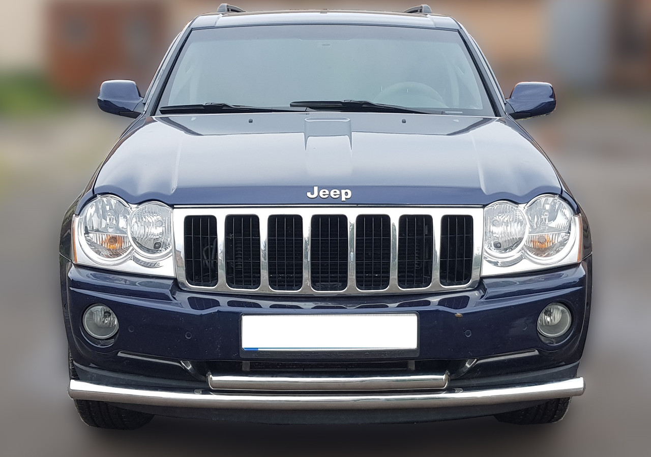 Захист переднього бампера ВУС подвійний Jeep Grand Cherokee 2005-2010 кенгурятник дуги пороги
