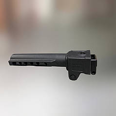 Труба складана для приклада АКСУ DLG Tactical (DLG-157-black), Чорна, АК-74М і АК-104 Mil-Spec, адаптер приклада складаний