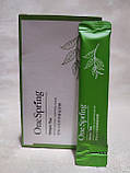 Нічна зволожувальна маска для обличчя із зеленим чаєм One Spring Green Tea Moisturizing Sleeping Mask, 4 мл., фото 4