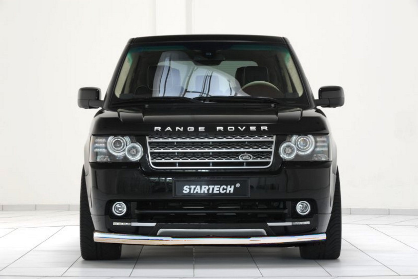 Захист переднього бампера ВУС одинарний Land Rover Range Rover Vogue 2002-2012 кенгурятник дуги пороги