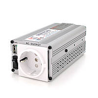 TU  TU Инвертор напряжения Mervesan MSI-300-12 (300W), 12/220V, approximated, 1Shuko, USB, клемы + зажимы, Box.Q16