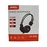 TU  TU Наушники накладные Jedel 808 Jack 3.5 black, фото 4