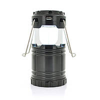 TU  TU Лампа-фонарь SH-5800T, 6+1LED, 1+1режим,  корпус- алюминий, ударостойкий, 220V+Solar, встроенный аккум 800mAh, Mix Color,