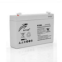 TU  TU Аккумуляторная батарея AGM RITAR RT680, Black Case, 6V 8Ah ( 151х34х94 (100) ), 1.2kg  Q10