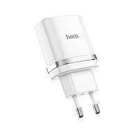 TU  TU Сетевое зарядное устройство Hoco C12Q USB QC 18W белое