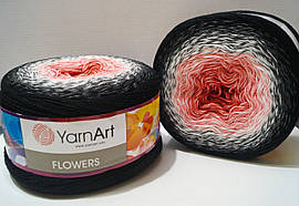 Нитки пряжа для в'язання секційна FLOWERS YarnArt Ярнарт Фловерс № 260