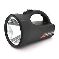 TU  TU Фонарь поисковый Watton WT-240, 1LED T6, 20W, 3 режима, 7000mah, Black, IP40, СЗУ+АЗУ, 195х120х140мм, BOX