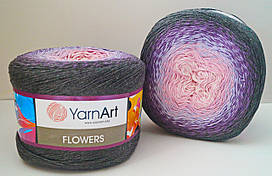 Нитки пряжа для в'язання секційна FLOWERS YarnArt Ярнарт Фловерс № 276