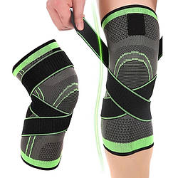 Комплект 2 шт Бандаж колінного суглоба Knee bands, L / Відріз-фіксатор на коліно / Еластичний наколінник