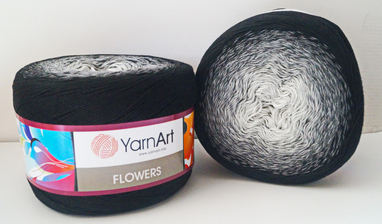 Нитки пряжа для в'язання секційна FLOWERS YarnArt Ярнарт Фловерс № 253
