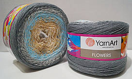 Нитки пряжа для в'язання секційна FLOWERS YarnArt Ярнарт Фловерс № 268