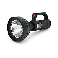 TU  TU Фонарь поисковый POWERMASTER HY-788, 1LED T6, 10W, 3 режима, 2400mah, Black, IP40, USB кабель, 220х95х95мм, BOX