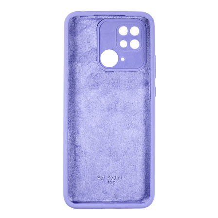 Чохол Silicone Case Premium для Xiaomi Redmi 10C Lilac, фото 3