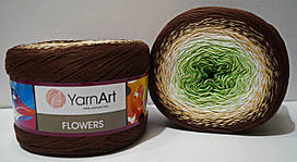 Нитки пряжа для в'язання секційна FLOWERS YarnArt Ярнарт Фловерс № 272