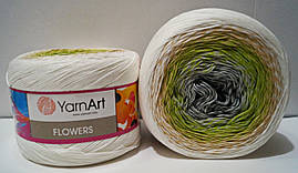 Нитки пряжа для в'язання секційна FLOWERS YarnArt Ярнарт Фловерс № 274