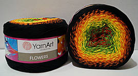 Нитки пряжа для в'язання секційна FLOWERS YarnArt Ярнарт Фловерс № 267