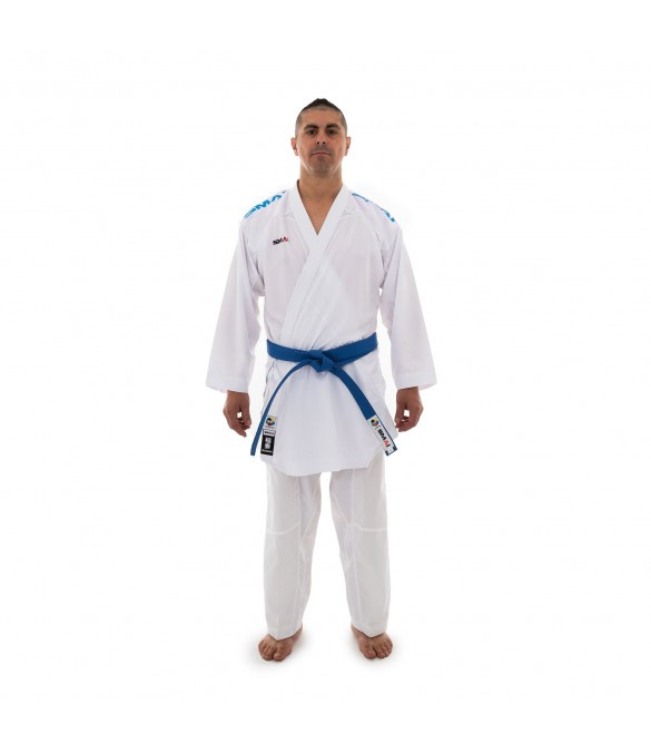 Кімоно для карате SMAI WKF Inazuma 6 oz Premium Kumite Gi (U-INAZ-Blue) Blue 150, фото 1