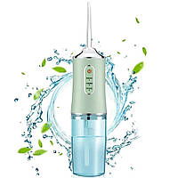 Ирригатор для полости рта 230 мл Portable Oral Irrigator, Голубой / Портативный ирригатор для зубов